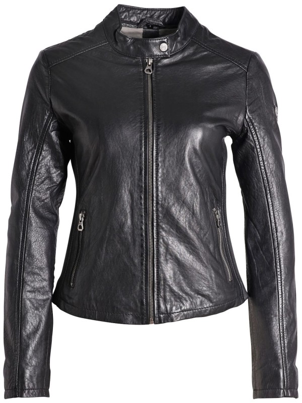 Geaca de Piele Dama Gipsy Neagra GWShana NSLVV – IMBRACAMINTE — fotografia 1