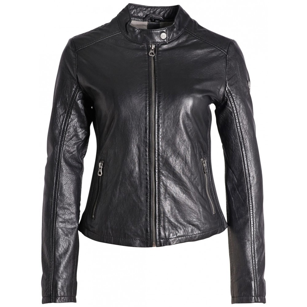 Geaca de Piele Dama Gipsy Neagra GWShana NSLVV Geaca de Piele Dama Gipsy Neagra GWShana NSLVV - readytowear