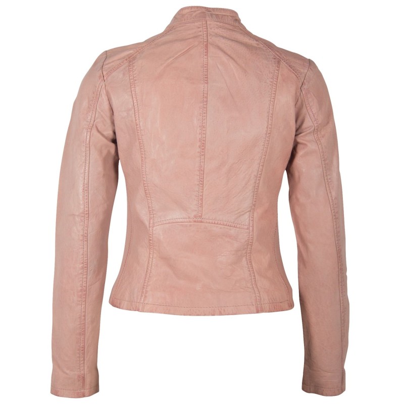 Geaca de Piele Dama Gipsy Roz Pal GWShana NSLVV – IMBRACAMINTE