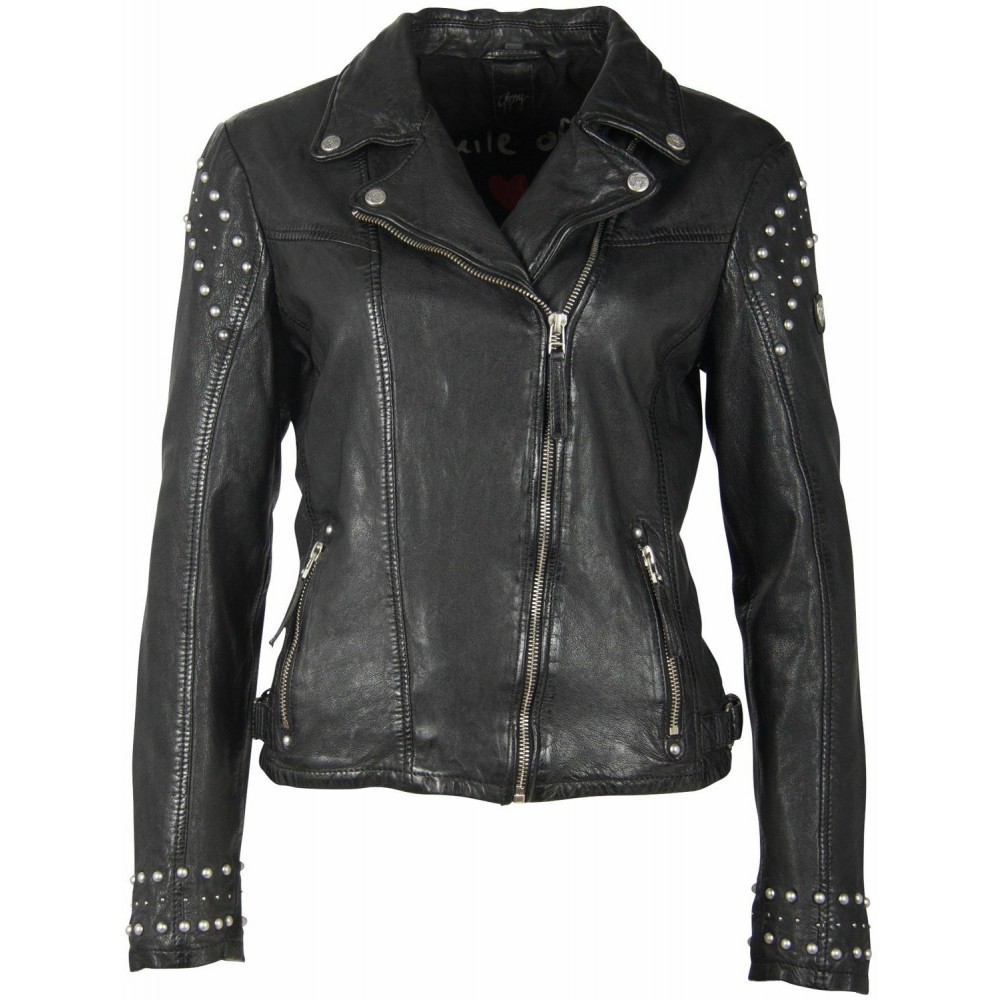Geaca de Piele Naturala Dama Gipsy Neagra GWShea LAWOV Geaca de Piele Naturala Dama Gipsy Neagra GWShea LAWOV - readytowear.ro