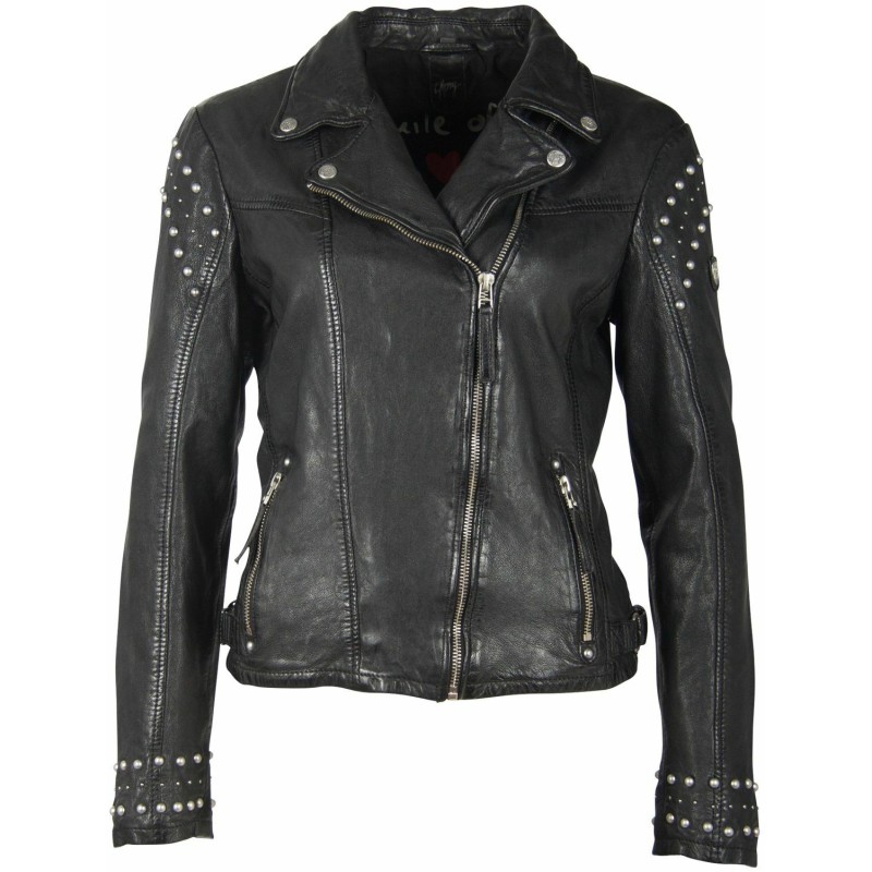 Geaca de Piele Naturala Dama Gipsy Neagra GWShea LAWOV – IMBRACAMINTE Geaca de Piele Naturala Dama Gipsy Neagra GWShea LAWOV – IMBRACAMINTE