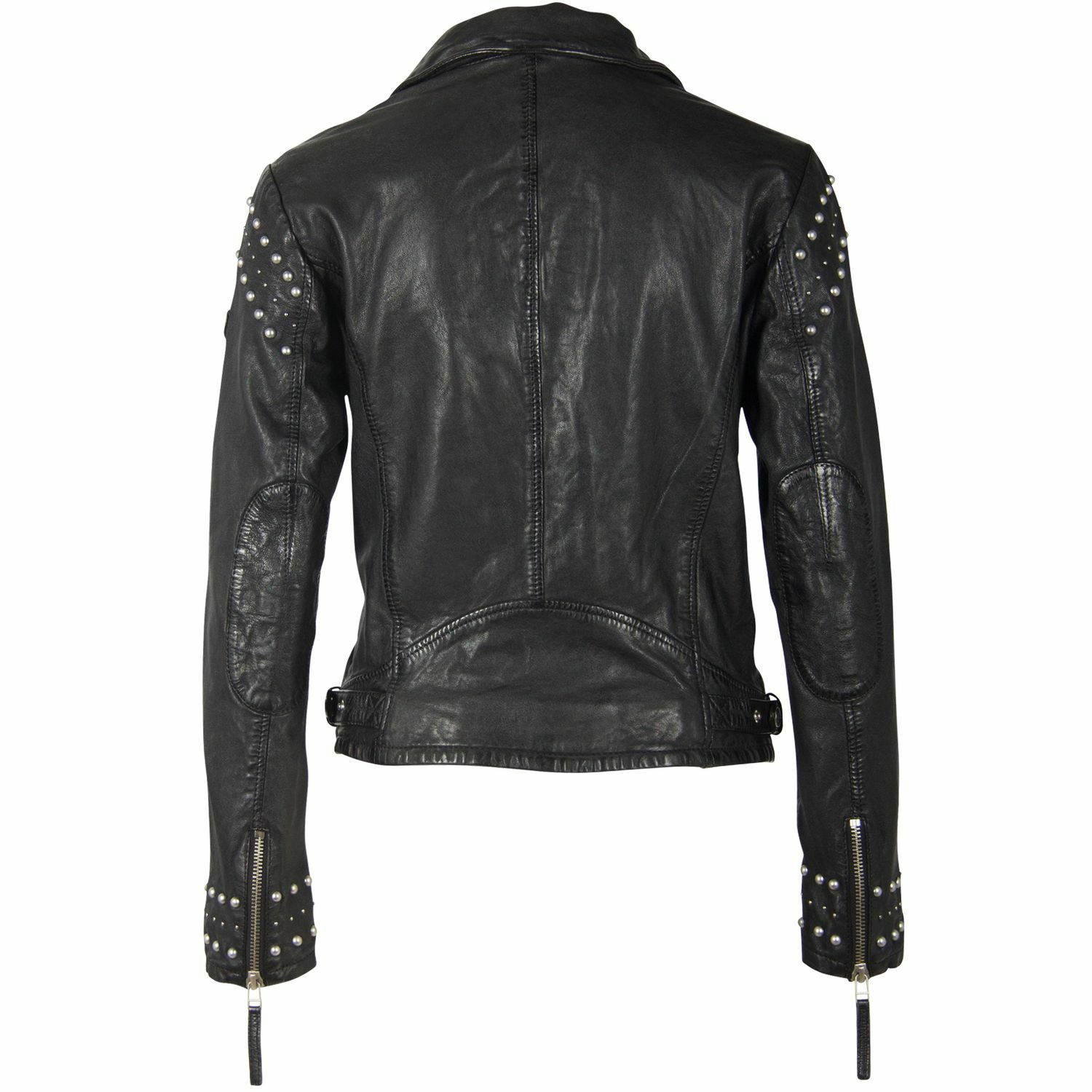 Geaca de Piele Naturala Dama Gipsy Neagra GWShea LAWOV – IMBRACAMINTE