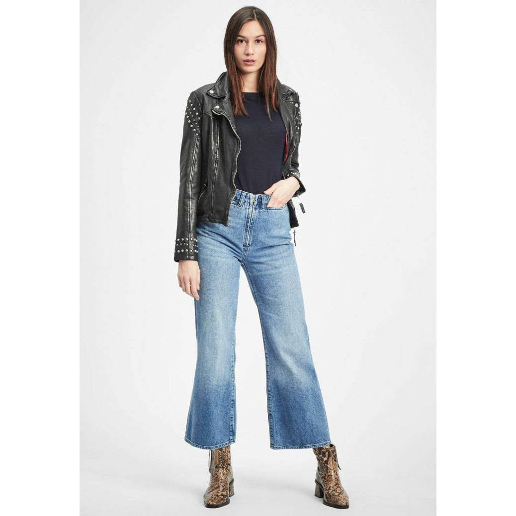 Geaca de Piele Naturala Dama Gipsy Neagra GWShea LAWOV – IMBRACAMINTE