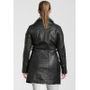 Geaca Lunga de Piele Dama Gipsy Neagra GWSidra CF NSLV geci de piele - readytowear.ro