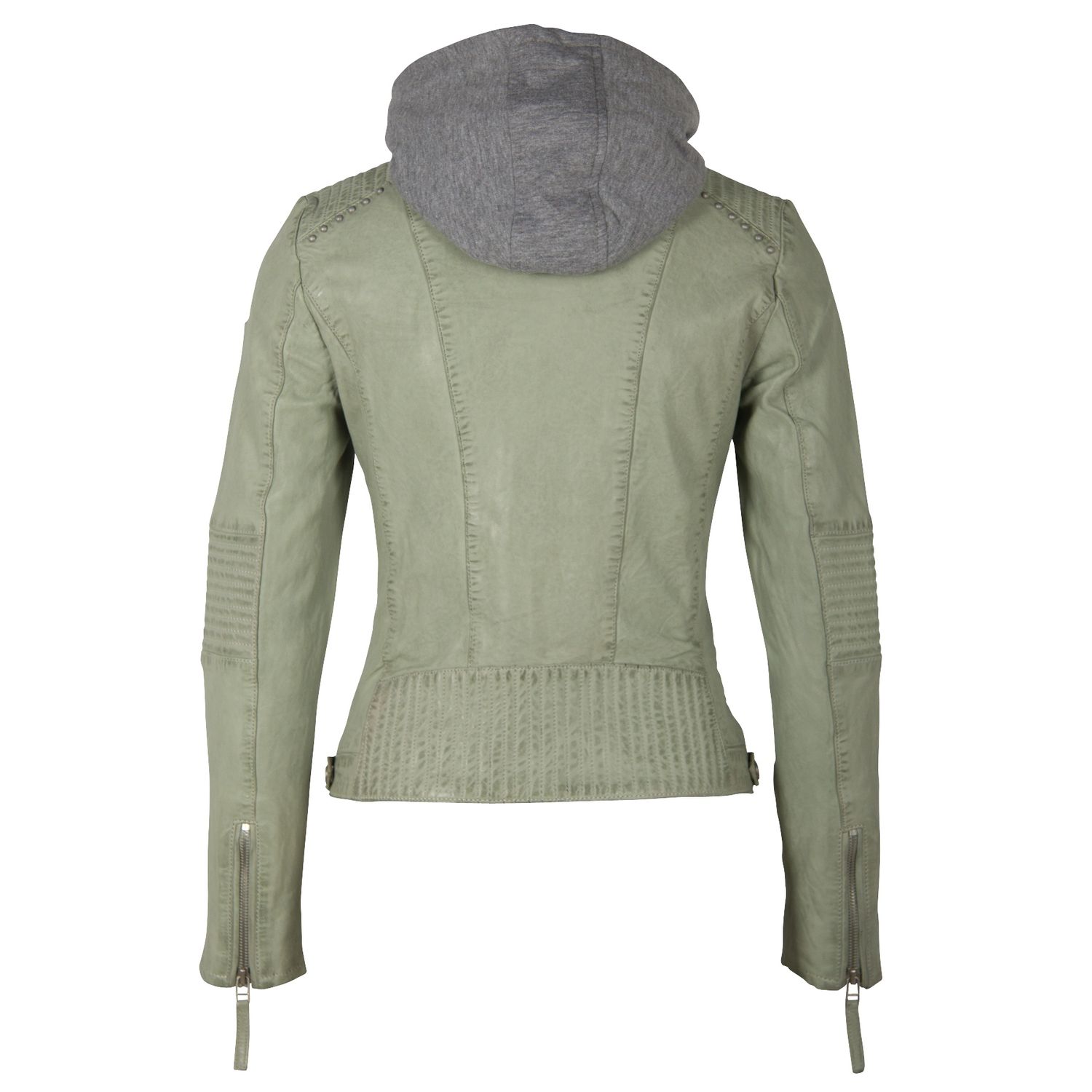 Geaca de Piele Naturala Dama Gipsy Verde Pal GWStana NSLVV – IMBRACAMINTE