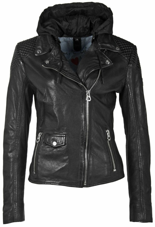 Geaca de Piele Dama Gipsy Neagra GWStary LAWOV – IMBRACAMINTE — fotografia 1