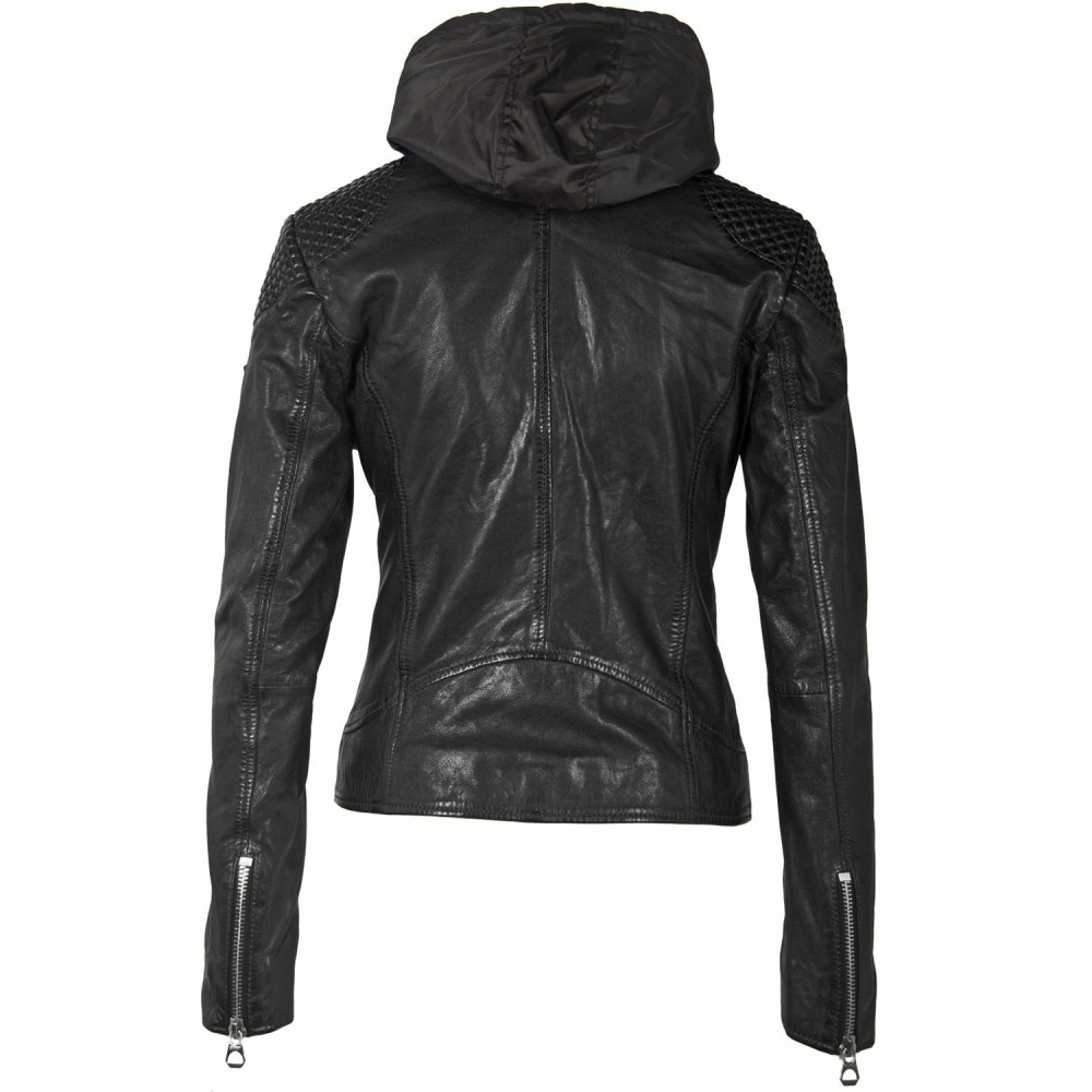 Geaca de Piele Dama Gipsy Neagra GWStary LAWOV Geaca de Piele Dama Gipsy Neagra GWStary LAWOV - readytowear.ro