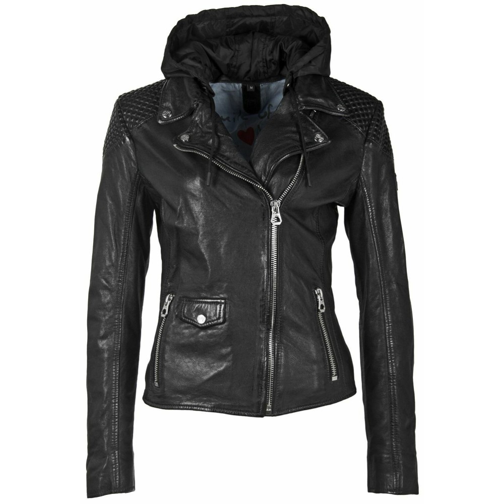 Geaca de Piele Dama Gipsy Neagra GWStary LAWOV Geaca de Piele Dama Gipsy Neagra GWStary LAWOV - readytowear