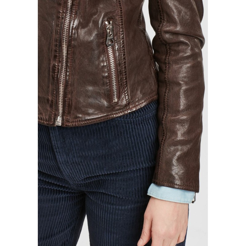 Geaca de Piele Dama Gipsy Maro Inchis GWStary LAWOV – IMBRACAMINTE Geaca de Piele Dama Gipsy Maro Inchis GWStary LAWOV – IMBRACAMINTE