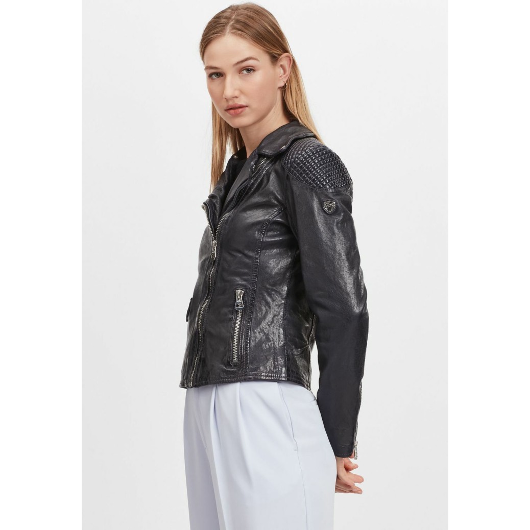 Geaca de Piele Dama Gipsy Bleumarin Inchis GWStary LAWOV – IMBRACAMINTE