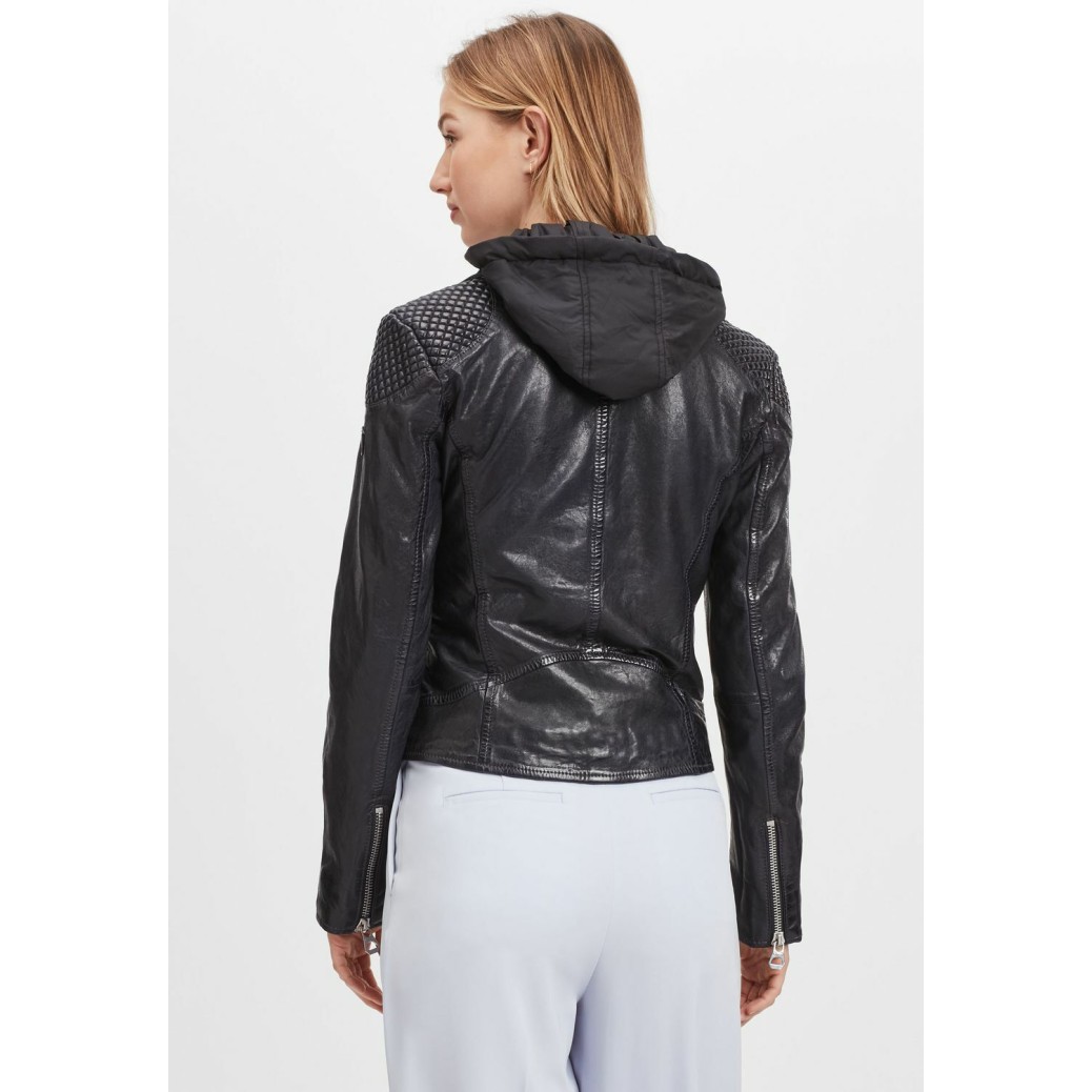 Geaca de Piele Dama Gipsy Bleumarin Inchis GWStary LAWOV – IMBRACAMINTE