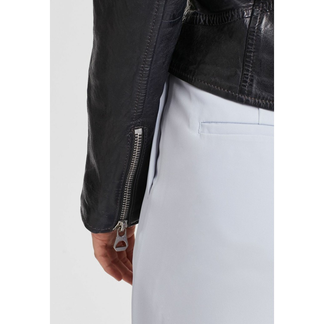 Geaca de Piele Dama Gipsy Bleumarin Inchis GWStary LAWOV – IMBRACAMINTE