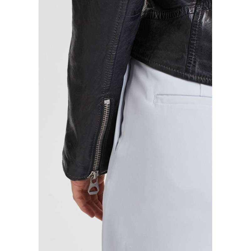 Geaca de Piele Dama Gipsy Bleumarin Inchis GWStary LAWOV – IMBRACAMINTE