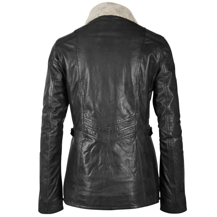 Geaca de Piele Dama Gipsy Neagra GWYda CF NSLONTV – IMBRACAMINTE