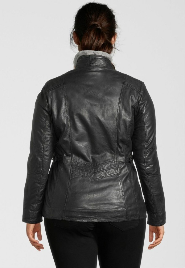 Geaca de Piele Dama Gipsy Neagra GWYda CF NSLONTV – IMBRACAMINTE — fotografia 4