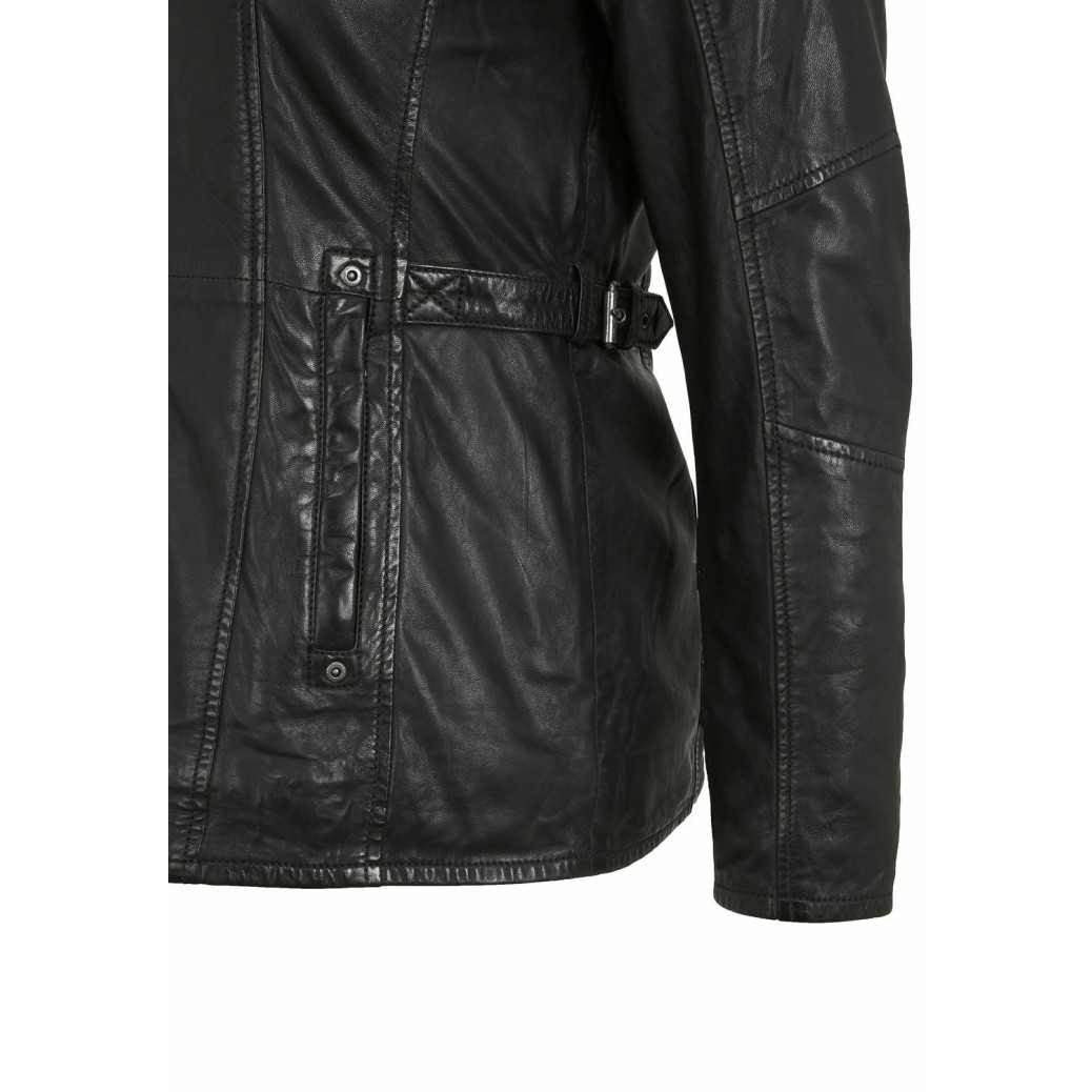 Geaca de Piele Dama Gipsy Neagra GWYda CF NSLONTV – IMBRACAMINTE