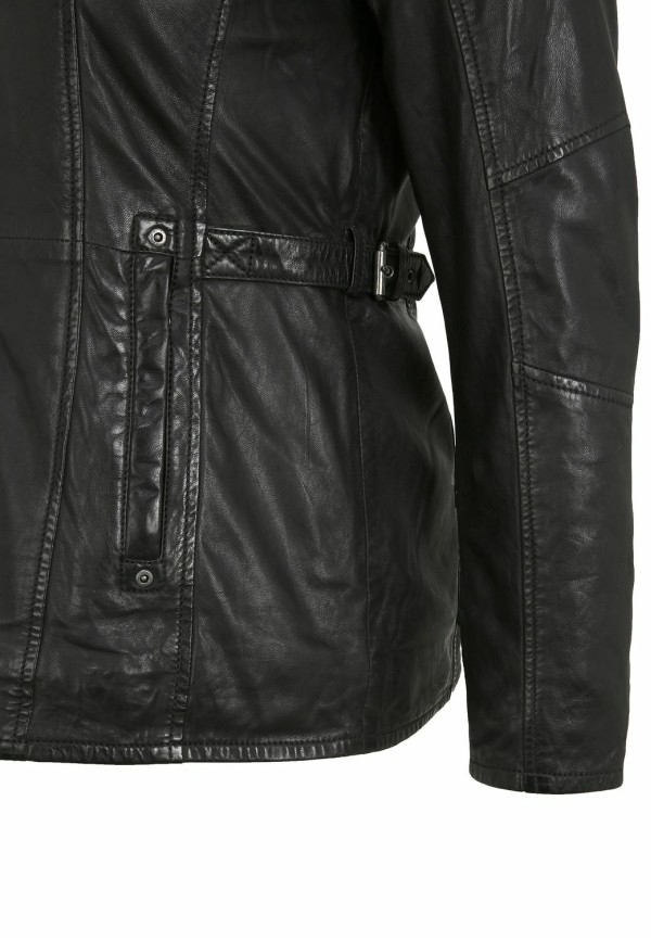 Geaca de Piele Dama Gipsy Neagra GWYda CF NSLONTV – IMBRACAMINTE — fotografia 6
