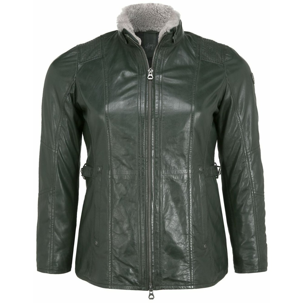 Geaca de Piele Dama Gipsy Verde Inchis GWYda CF NSLONTV Geaca de Piele Dama Gipsy Verde Inchis GWYda CF NSLONTV - readytowear.ro