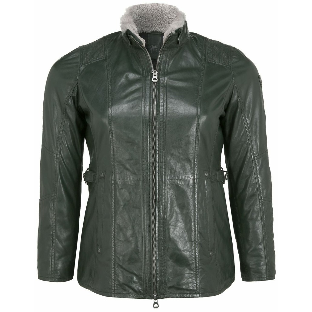 Geaca de Piele Dama Gipsy Verde Inchis GWYda CF NSLONTV – IMBRACAMINTE Geaca de Piele Dama Gipsy Verde Inchis GWYda CF NSLONTV – IMBRACAMINTE