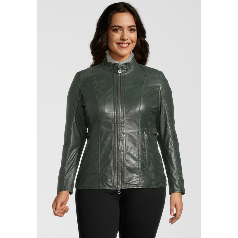 Geaca de Piele Dama Gipsy Verde Inchis GWYda CF NSLONTV – IMBRACAMINTE