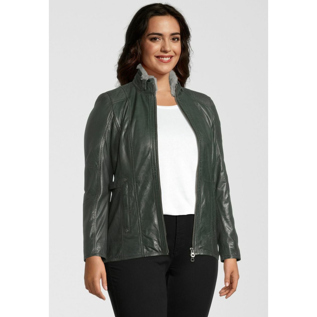 Geaca de Piele Dama Gipsy Verde Inchis GWYda CF NSLONTV – IMBRACAMINTE Geaca de Piele Dama Gipsy Verde Inchis GWYda CF NSLONTV – IMBRACAMINTE