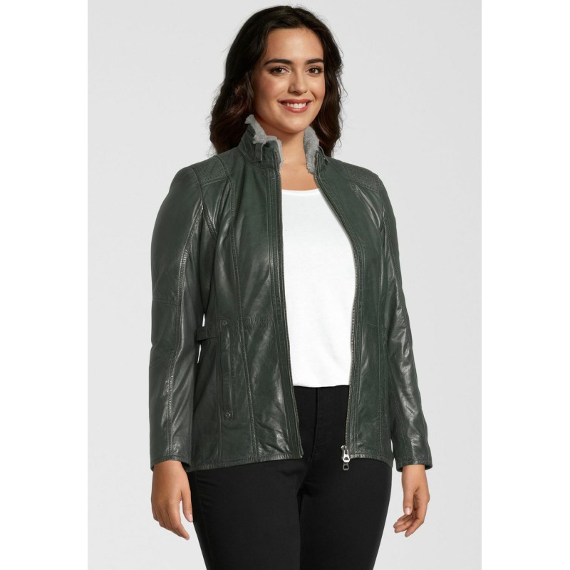 Geaca de Piele Dama Gipsy Verde Inchis GWYda CF NSLONTV – IMBRACAMINTE
