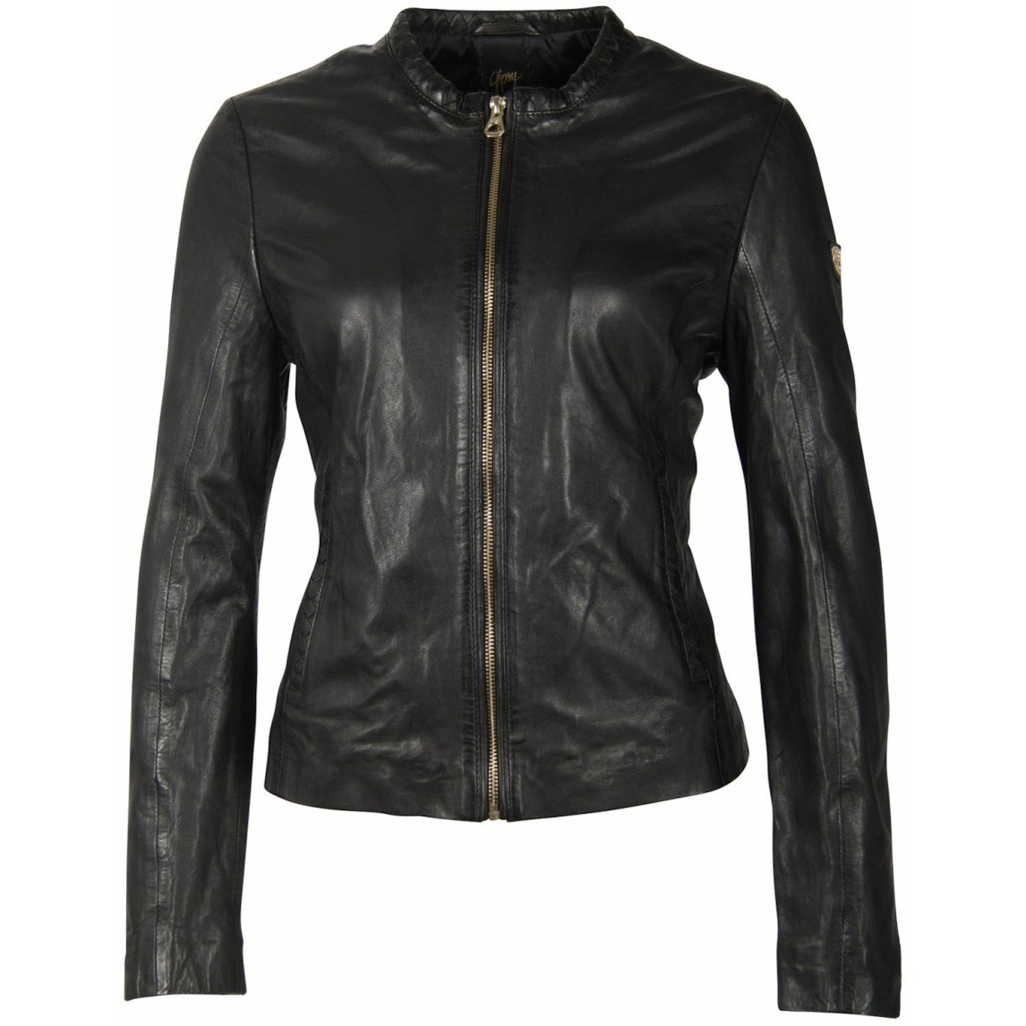 Geaca de Piele Dama Gipsy Neagra GWZai LASTAV – IMBRACAMINTE