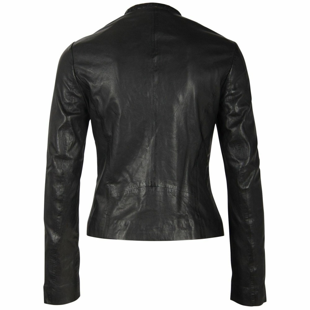 Geaca de Piele Dama Gipsy Neagra GWZai LASTAV Geaca de Piele Dama Gipsy Neagra GWZai LASTAV - readytowear.ro