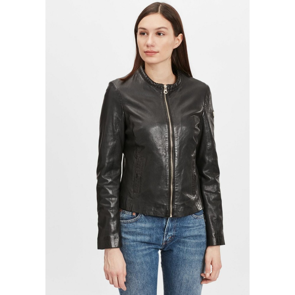 Geaca de Piele Dama Gipsy Neagra GWZai LASTAV Geaca de Piele Dama Gipsy Neagra GWZai LASTAV - readytowear.ro