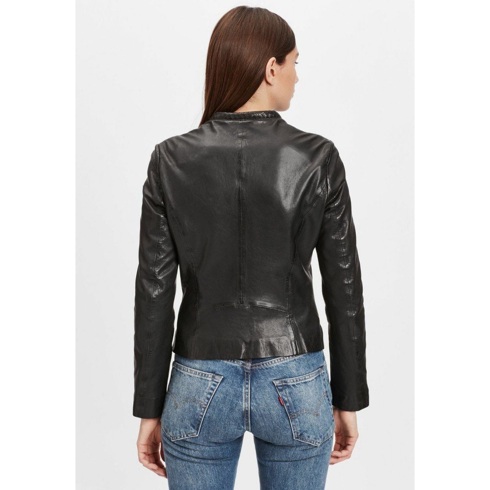Geaca de Piele Dama Gipsy Neagra GWZai LASTAV Geaca de Piele Dama Gipsy Neagra GWZai LASTAV - readytowear.ro