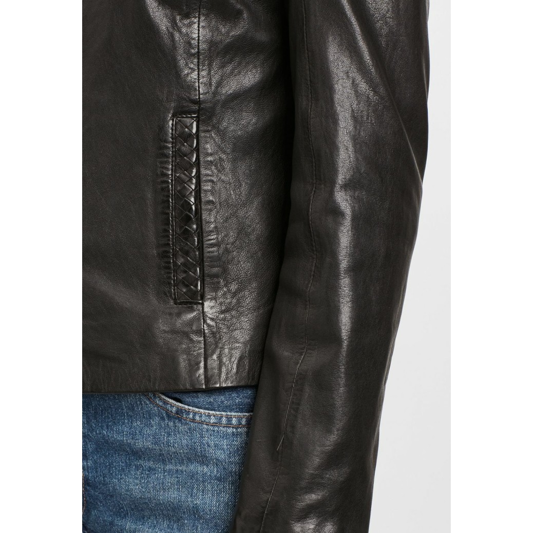 Geaca de Piele Dama Gipsy Neagra GWZai LASTAV – IMBRACAMINTE