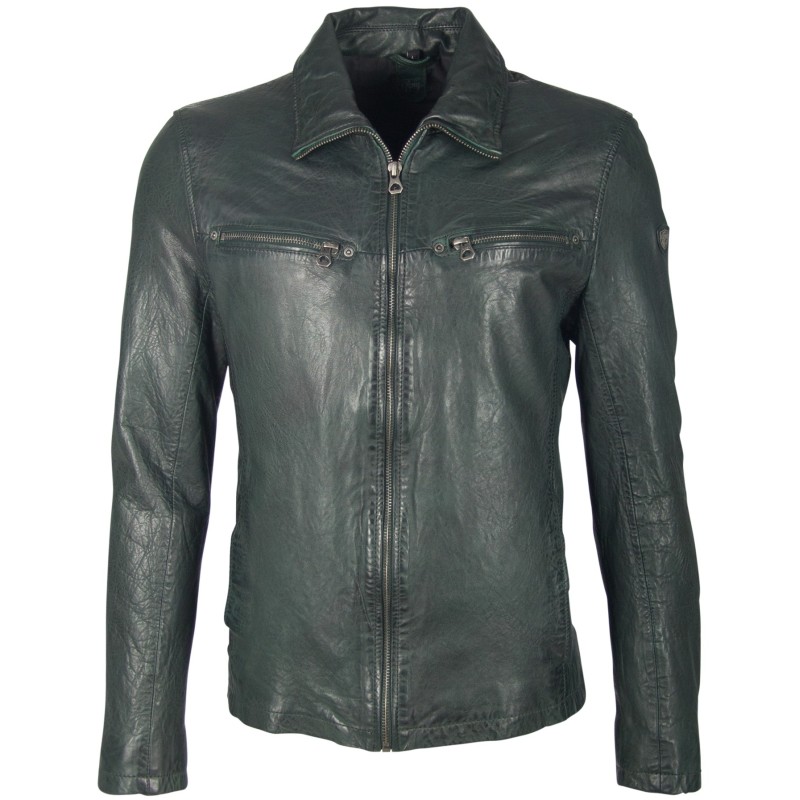 Geaca de Piele Naturala Barbati Gipsy Verde Inchis Gage W19 SF LVD – IMBRACAMINTE Geaca de Piele Naturala Barbati Gipsy Verde Inchis Gage W19 SF LVD – IMBRACAMINTE