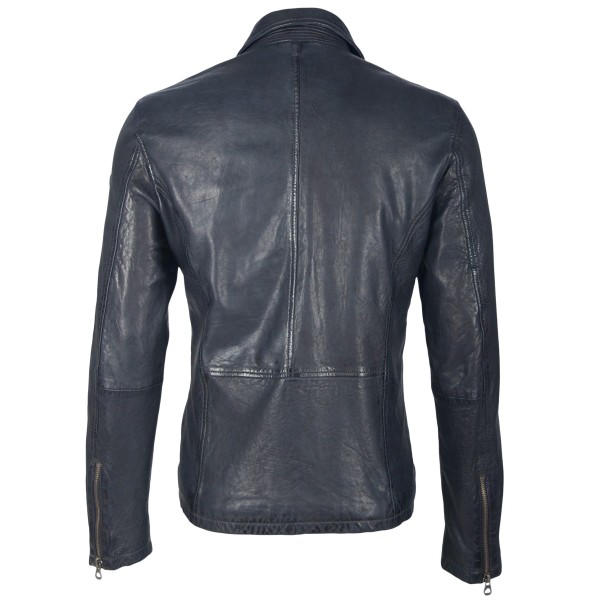 Geaca de Piele Naturala Barbati Gipsy Bleumarin Gage W19 SF LVD – IMBRACAMINTE — fotografia 2