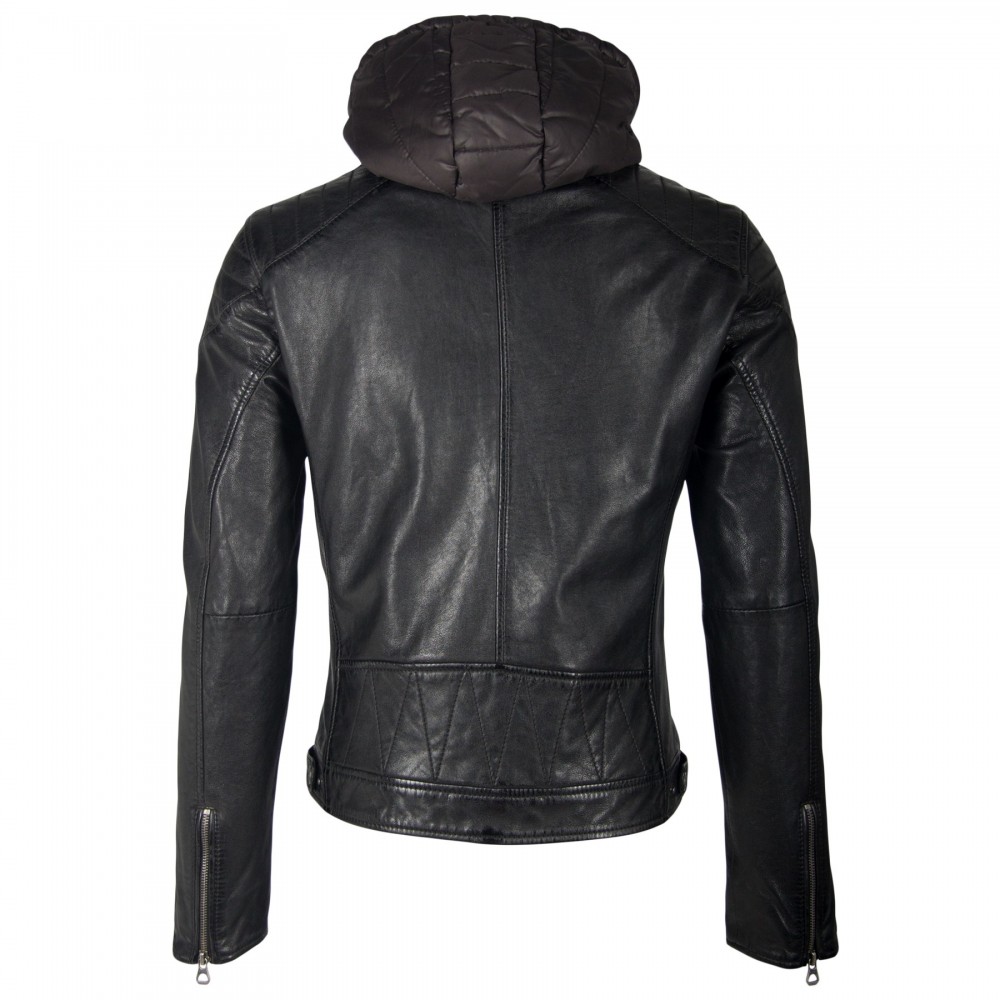 Geaca de Piele Naturala Barbati Gipsy Neagra Garren 2 LATRIV Geaca de Piele Naturala Barbati Gipsy Neagra Garren 2 LATRIV - readytowear.ro