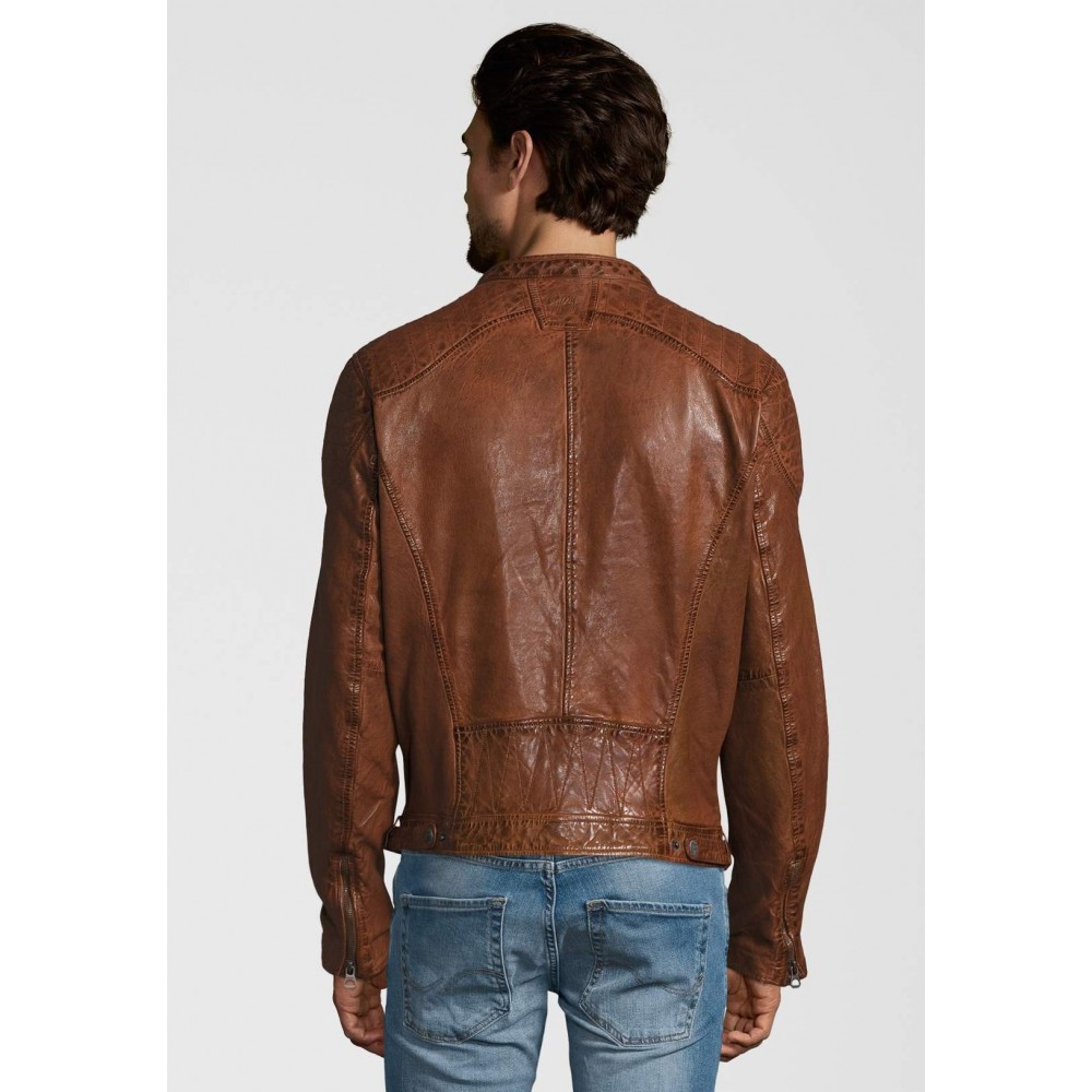 Geaca de Piele Naturala Barbati Gipsy Coniac Garren LVTW Geaca de Piele Naturala Barbati Gipsy Coniac Garren LVTW - readytowear.ro