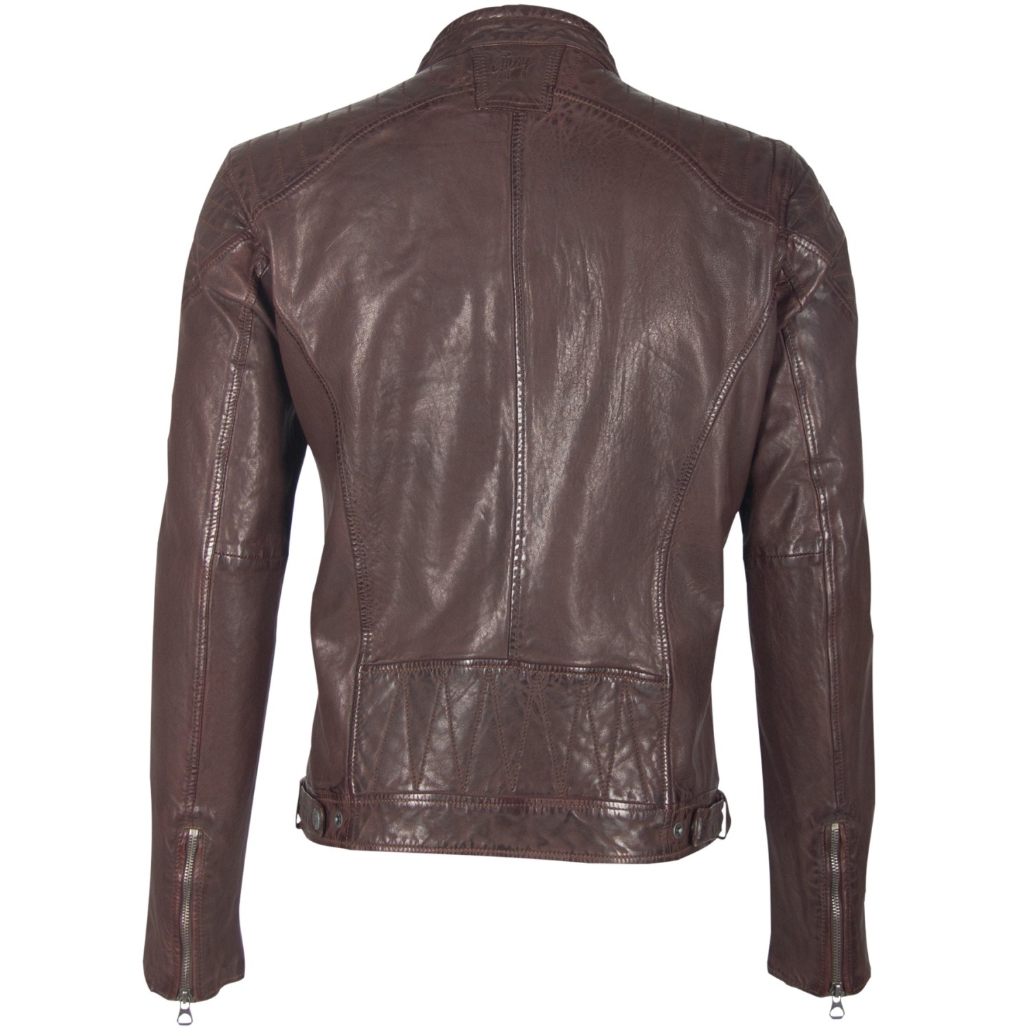 Geaca de Piele Naturala Barbati Gipsy Maro Inchis Garren LVTW – IMBRACAMINTE Geaca de Piele Naturala Barbati Gipsy Maro Inchis Garren LVTW – IMBRACAMINTE