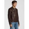Geaca de Piele Naturala Barbati Gipsy Maro Inchis Garren LVTW – IMBRACAMINTE