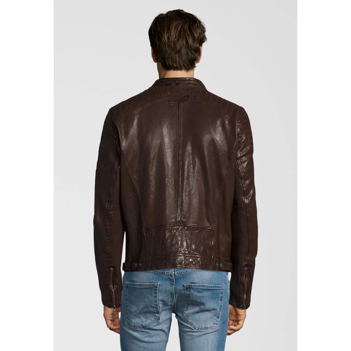 Geaca de Piele Naturala Barbati Gipsy Maro Inchis Garren LVTW – IMBRACAMINTE Geaca de Piele Naturala Barbati Gipsy Maro Inchis Garren LVTW – IMBRACAMINTE