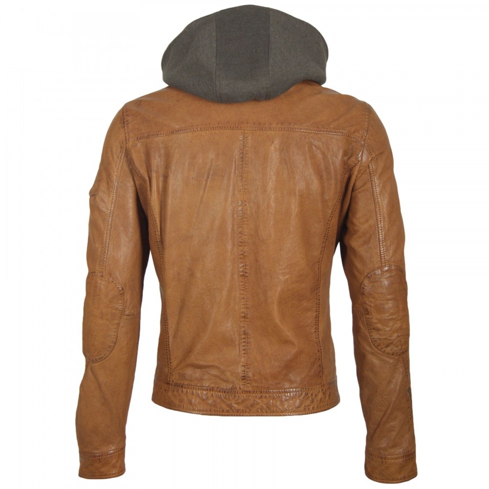 Geaca de Piele Naturala Barbati Gipsy Coniac Gero LANIV Geaca de Piele Naturala Barbati Gipsy Coniac Gero LANIV - readytowear.ro