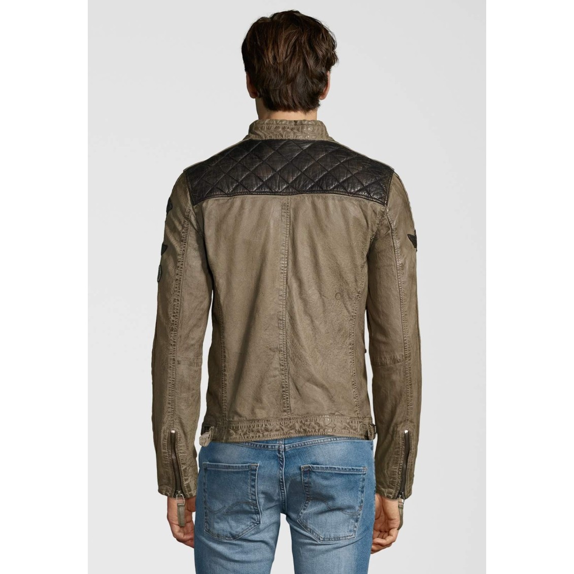 Geaca de Piele Naturala Barbati Gipsy Bej Gilby SF LAFOV – IMBRACAMINTE Geaca de Piele Naturala Barbati Gipsy Bej Gilby SF LAFOV – IMBRACAMINTE