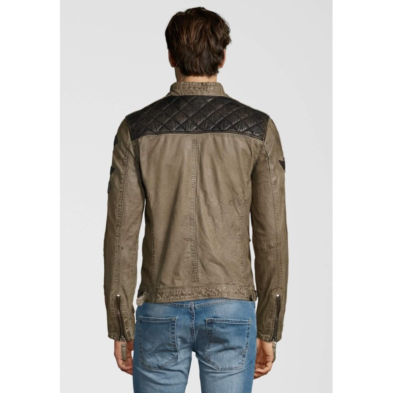 Geaca de Piele Naturala Barbati Gipsy Bej Gilby SF LAFOV – IMBRACAMINTE Geaca de Piele Naturala Barbati Gipsy Bej Gilby SF LAFOV – IMBRACAMINTE