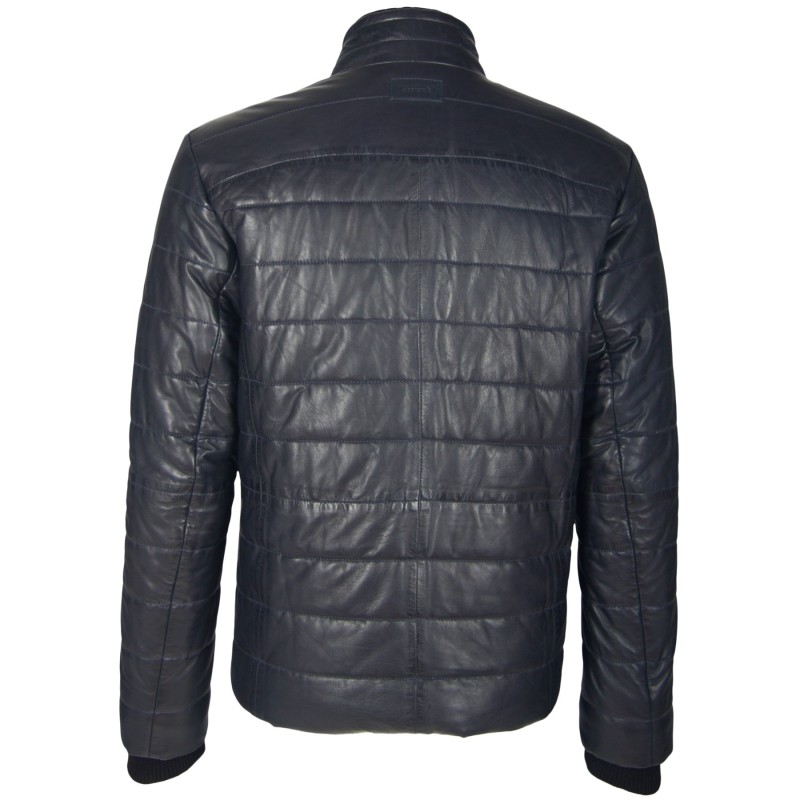 Geaca de Piele Naturala Barbati Gipsy Bleumarin Habor LNB W – IMBRACAMINTE