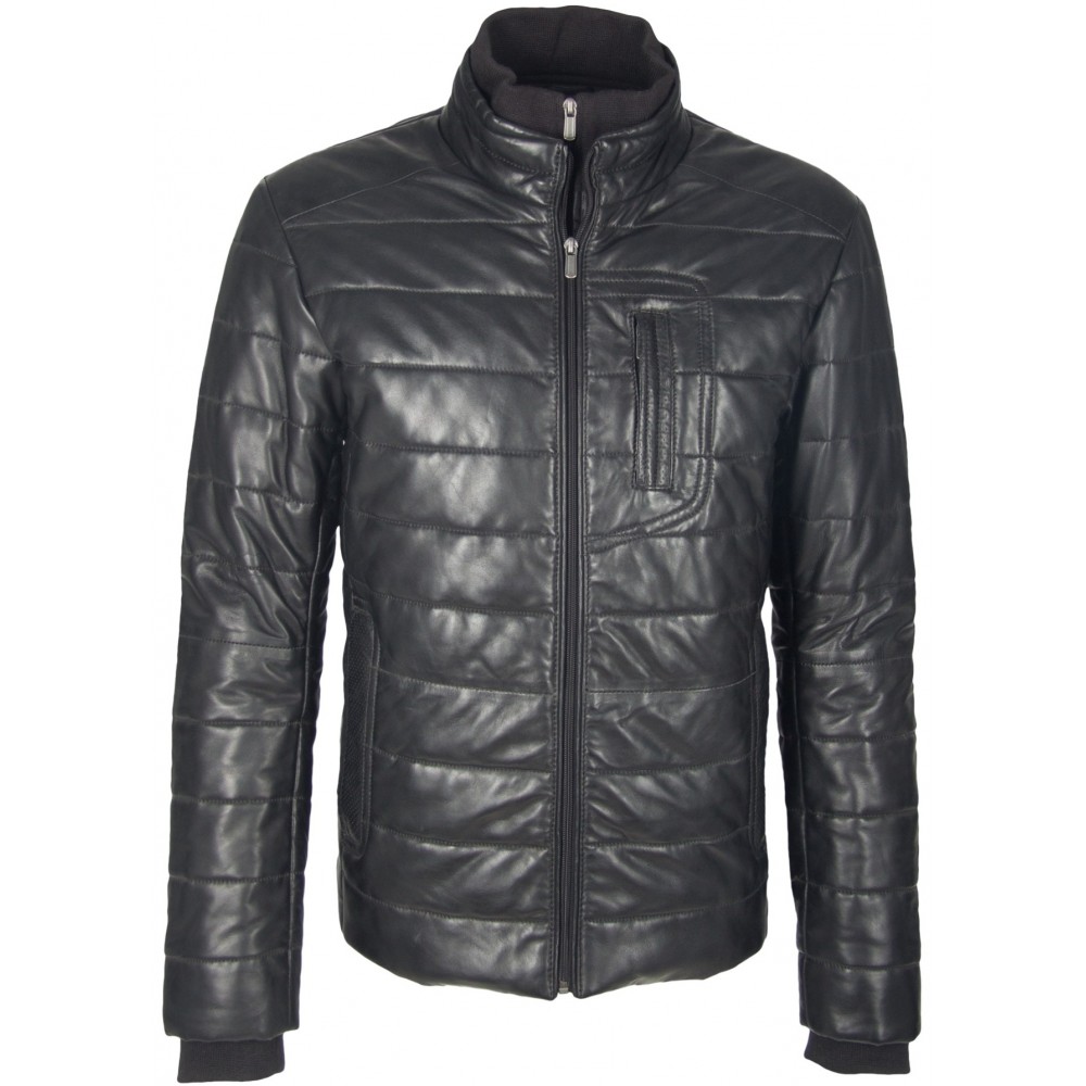 Geaca de Piele Naturala Barbati Gipsy Neagra Habor LNB W - readytowear