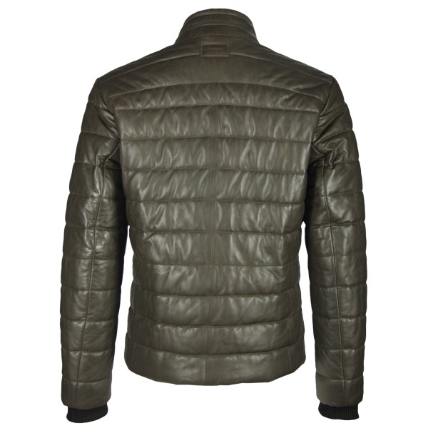 Geaca de Piele Naturala Barbati Gipsy Olive Habor LNB W – IMBRACAMINTE — fotografia 2