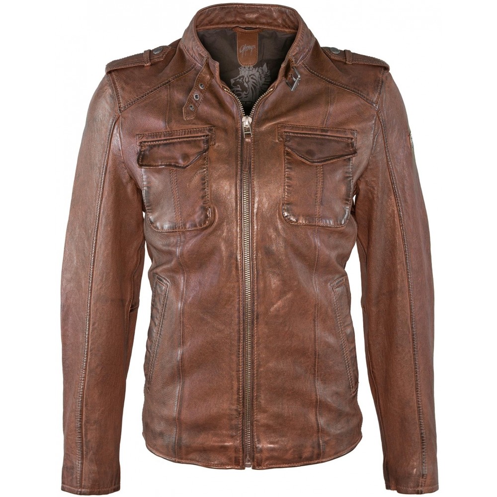 Geaca de Piele Naturala Barbati Gipsy Maro Halen S18 SF LATUV Geaca de Piele Naturala Barbati Gipsy Maro Halen S18 SF LATUV - readytowear