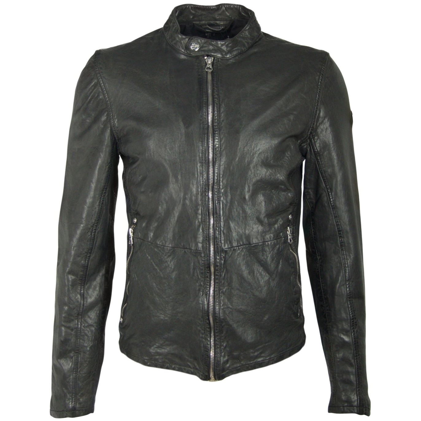 Geaca de Piele Naturala Barbati Gipsy Neagra Hank SF NZROV – IMBRACAMINTE