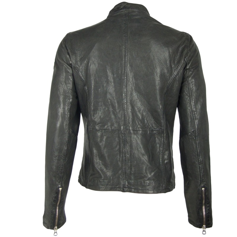 Geaca de Piele Naturala Barbati Gipsy Neagra Hank SF NZROV – IMBRACAMINTE