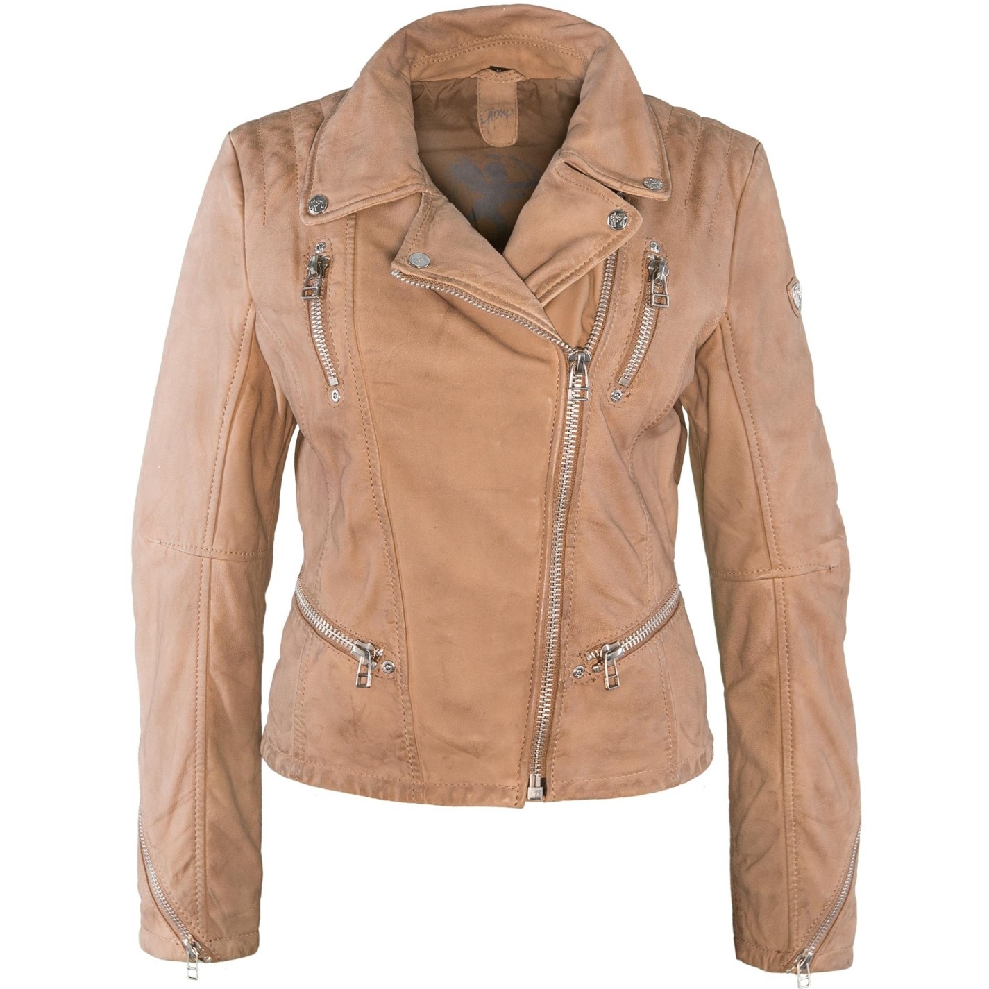 Geaca de Piele Naturala Dama Gipsy Maro deschis Happy S18 LNUV – IMBRACAMINTE