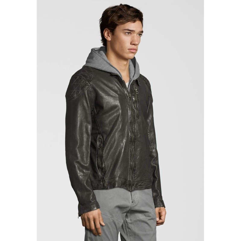 Geaca de Piele Barbati Gipsy Gri Hayo LVTW – IMBRACAMINTE