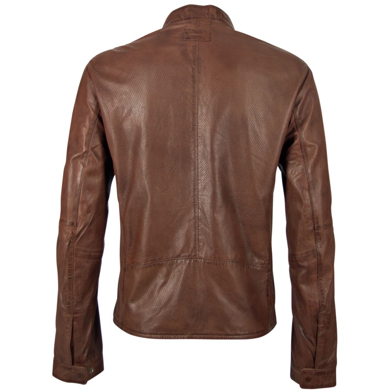 Geaca de Piele Barbati Deercraft Maro Inchis Heat LASIV – IMBRACAMINTE